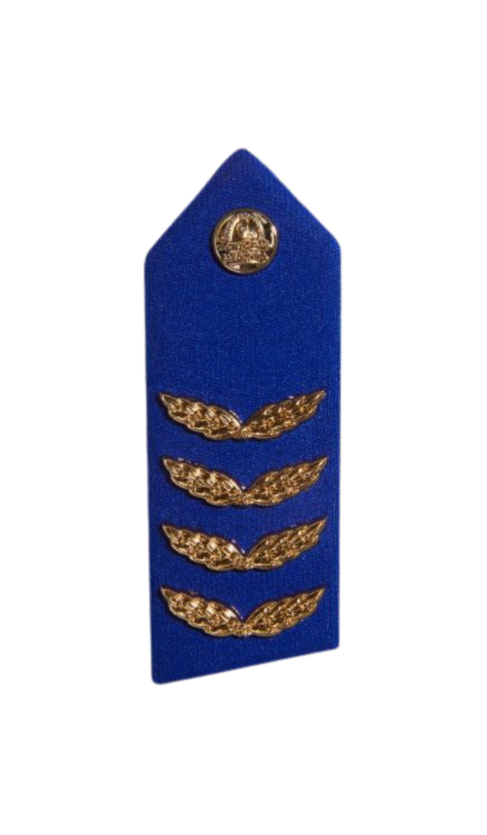 Creating epaulette, shoulder flashes, name badges, embroidery, and rank insignias for military to corporate wear with metalette®.